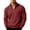 A Wine, variant on Jopfuhed Sweatshirt for Men Plus Size Solid Color Casual Stand Collar Quarter Zip Sweatshirt with Pocket Loose Long Sleeve Corduroy Pullover Tops,Sizes S-5XL