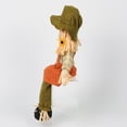 Fall Harvest Multicolor Sitting Scarecrow Decoration, 23", by Way To Celebrate