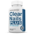 thumbnail image 3 of (2 Pack) Clear Nails Plus Max 40 Billion Probiotic CFU Toenail Finger Nail Fungus Supplement Anti Fungal All Natural 120 Capsules, 3 of 6