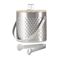 thumbnail image 2 of Cubo de hielo de acero inoxidable BLESIY con tapa y pinza 14 l plata, 2 of 8