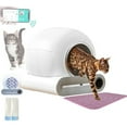 thumbnail image 2 of OXAA Self-Cleaning Cat Litter Box, Automatic Smart Cat Litter Box for Multiple Cats,Never Scoop Again,Safety Protection/APP Control/Odorless/Health Check - Automatic Cat Litter Box, 2 of 5
