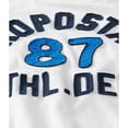 thumbnail image 2 of Aeropostale Hombre 87 Athl. Camiseta con adornos del departamento, blanca, extragrande Aeropostale Camiseta adornada, 2 of 2