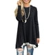 thumbnail image 1 of Moda manga larga encaje dobladillo patchwork suelta S-5XL tallas grandes para mujer blusa Adepaton CJWUS-4886, 1 of 1