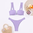 thumbnail image 4 of LSLJS Women's New Sexy Swimsuit Printed Bikini Swimsuit, 4 of 9