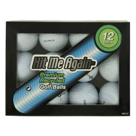 Hit Me Again Golf Balls, Used, 12 Pack (The Best Golf Ball For Me)