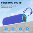 thumbnail image 4 of Altavoz Bluetooth PEICHENG portátil inalámbrico IPX5 a prueba de agua, 4 of 7
