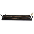 thumbnail image 2 of A and B Home A&B Home Alvada Black Lilliana Wood Tray, 2 of 5
