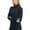 Black, variant on Ladiesβ 1/4 Zip Merino Wool Blend Base Layer Top, Purple Medium