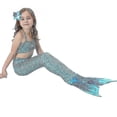 thumbnail image 1 of Ensemble Bikini Queue de Sirène pour Filles Enfants Maillot de Bain, 1 of 4