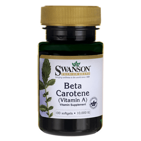 Swanson bêta-carotène (vitamine A) 10.000 Iu 100 Sgels