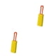 thumbnail image 2 of Naiovety Cepillo de limpieza de esponja de doble cara, taza de agua potable para el hogar, botella de leche, fregador de tetera, mango largo de limpieza Naranja 2piezas Naiovety CBP492305, 2 of 6