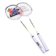 thumbnail image 2 of DYNWAVECA 2Pcs Badminton Racquet Set Interactive Toys Durable Aluminum Alloy Double Racquets Badminton Rackets for Outdoor Sports Beach, 2 of 10