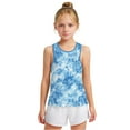 thumbnail image 2 of Swuxness Toddler Gradient Sleeveless Crew Neck Tank Top Summer Casual Breathable Stylish Basic Top Blue, 3-4 Years, 2 of 4