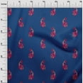 thumbnail image 2 of oneOone Cotton Poplin Fabric Floral Block Print Fabric By The Yard 56 Inch Wide, 2 of 4