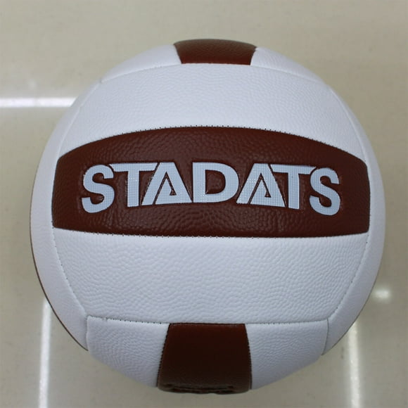 Size 5 Volleyball Volleyballs Middle Primary School Training Soft Ball Indoor Beach Waterproof Balls Equipment Coffee color