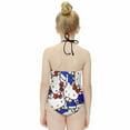 thumbnail image 2 of Hello Kitty Girls One Piece Swimsuits Hawaiian Summer Swimwear Beach Bathing Suit Outfits, 2 of 7