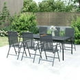 thumbnail image 1 of vidaXL Table de Jardin Anthracite 200x100x72 cm Treillis en Acier, 1 of 4