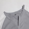 thumbnail image 7 of Krdevn Men's Knit T Shirt Contemporary Athletic Fit Raglan Sleeve Daily Casual Wear Comfortable Stretchable Top for Outdoor Activities and Work,S, 7 of 7