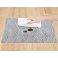 thumbnail image 3 of Unique Bargains Set of 8 Placemats for Dining Table Wipeable Table Mat Gray 18x12Inch, 3 of 7