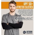 thumbnail image 2 of Outdoor Essentials Cooling Compression Unisex Adults Athletic Arm Sleeves, 2 count, 2 of 7