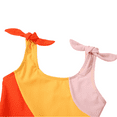 thumbnail image 3 of Ardorlove Toddler Baby Girl Swimsuit with Cap Color Block One-Piece Swimwear Sleeveless Bikini Little Girl Swimwear Bathing Suits for Girls 18M-5T, 3 of 6