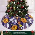 thumbnail image 6 of FMSHPON Halloween Pumpkin Xmas Christmas Tree Skirt Stand Mat for Holiday Party Decoration Indoor Outdoor 36 inches, 6 of 6