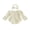Apricot, variant on RUINIXCW Infant Girl Outfit Puff Long Sleeve Square Neck Bubble Romper and Headband