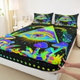 thumbnail image 3 of Feelyou Teen Mystic Eye Twin Sheet Sets, Rustic Mushroom Bedding, 3 Pieces, 3 of 7