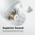 thumbnail image 2 of SoundPEATS Wireless Bluetooth 5.1 Headphones Free2 Classic White Type-C IPX5 Waterproof 6mm Drivers, 2 of 8