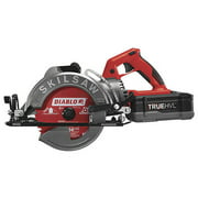 SKILSAW SPTH77M-12 TRUEHVL Worm Drive Lithium-Ion 7-1/4 in. Cordless Saw Kit with 24-Tooth Diablo Carbide Blade (5 Ah)