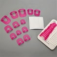 thumbnail image 4 of Vogacara 4 uds., estampador de uñas, Protector de esmalte de uñas de plástico, herramientas de belleza para dedos, pulidor de dedos de uñas, mano Juegos de manicura Vogacara CE001658-00B, 4 of 6