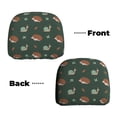 thumbnail image 3 of Headrest Covers for Cars Accessories Interior for Women Men 2Pcs - Green Snails Brown Hedgehogs Head Rest Cover for Car Decorations, Car Headrest Cover for Car Decor Interior, 3 of 8