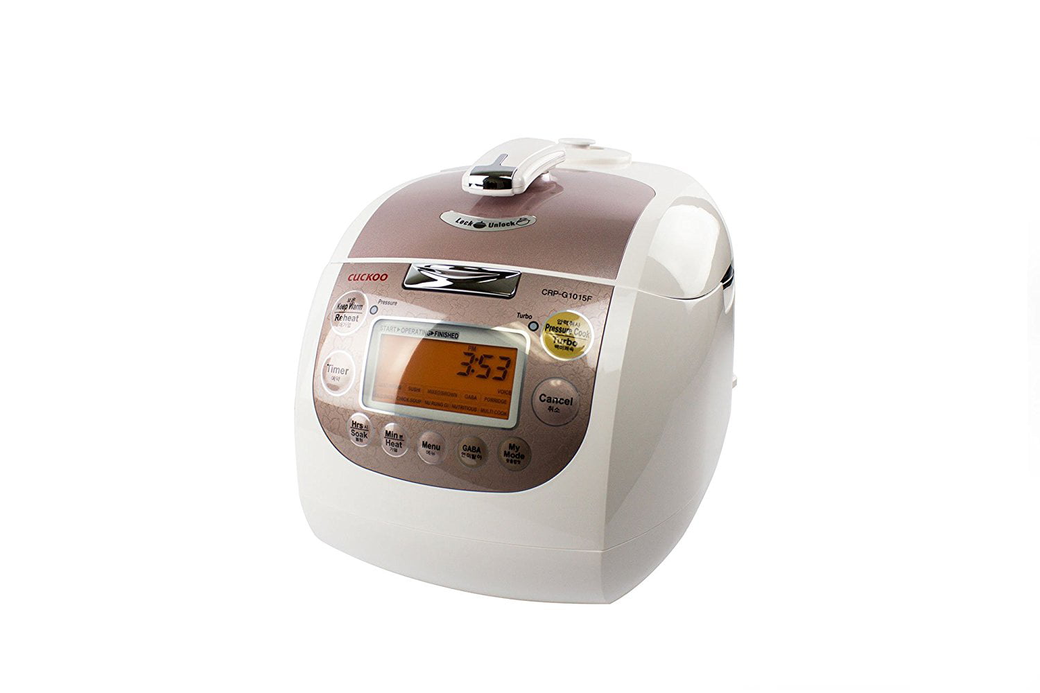 CRP-G1015F 10 Cup Electric Pressure Rice Cooker, 110v, Pink