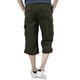 thumbnail image 3 of Pantalones cortos de mono resistentes al desgaste con varios bolsillos de algodón de talla grande para hombre Pompotops  oipoqjl22576, 3 of 6