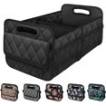 thumbnail image 1 of Maletero de coche r para coche y almacenamiento con 6 bolsillos grandes, accesorios de coche para mujeres/hombres Maletero de poliéster impermeable de 50 l para coche/SUV/minivan/camión (mediano,, 1 of 5