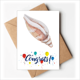 thumbnail image 1 of Caracol la vida marina colorida ilustración Sobre de la Carta de felicitación de la tarjeta de matrimonio, 1 of 4