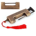 thumbnail image 4 of Candado Antiguo, Candado Retro Fuerte, Candado Vintage, Cajas De Regalo Fáciles De Instalar Para Joyeros, Cajas De Herramientas, Cajas De Madera Antiguas YLSHRF Espaciado de 5 cm, 4 of 8