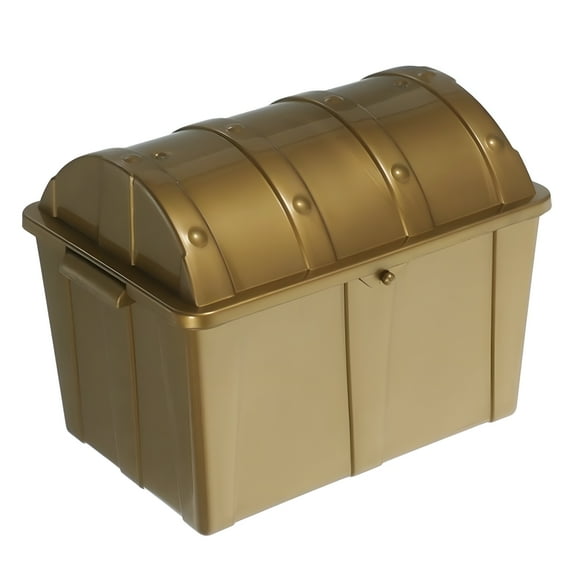 LAMIRO Kids Treasure Chest Small Plastic Storage Box Vintage Pirate Treasure Chest Small Toy Box