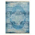 thumbnail image 2 of RUGSOTIC CARPETS Machine Woven Crossweave AREA RUGS - 4'8''x6'9'', Rectangle,Blue,Classic Oriental Traditional , Low Pile Machine Made Area Rugs for Living Room, Bed Room (M00065), 2 of 6