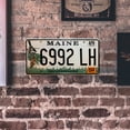 thumbnail image 3 of Placa de Metal Vintage Wdftyju Decoración del hogar de pared Rectangular de Maine 30x15cm, 3 of 9