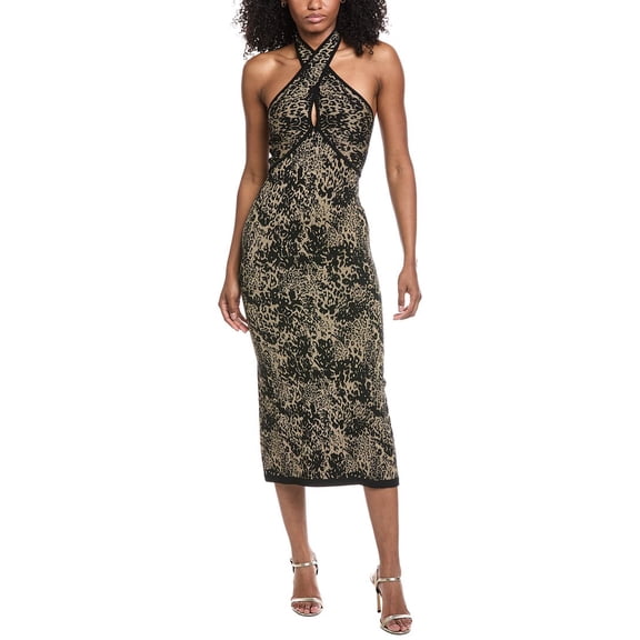 Ramy Brook womens Candace Midi Dress, s, Yellow