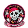 Pink Pirate Girl Dessert Plates (8Pc) - Party Supplies - 8 Pieces