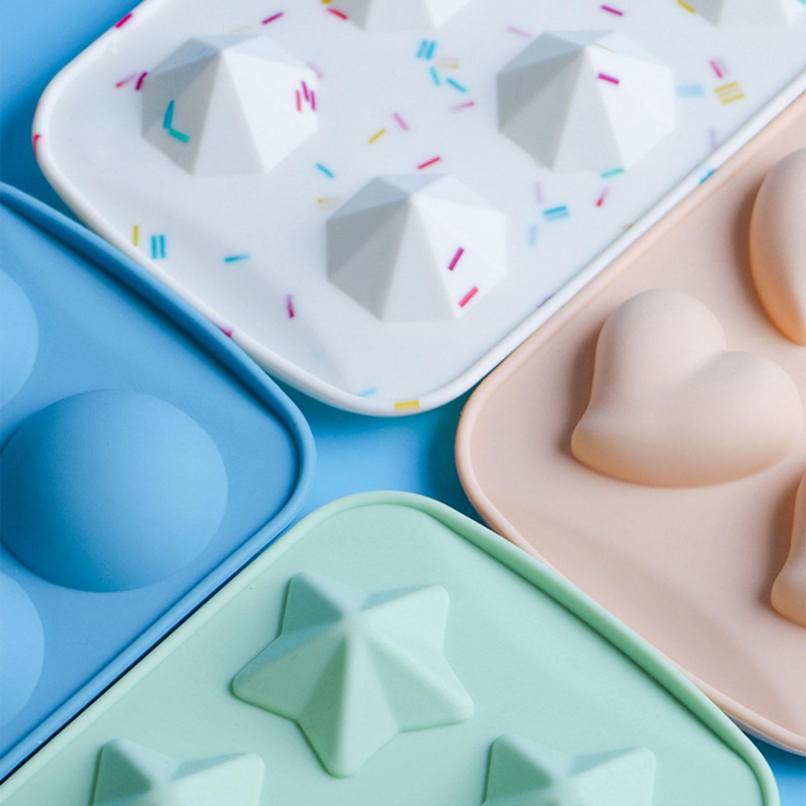 Silicone DIY Ice Tray Kitchen Ice Makers for Wine Cocktails 14 Styles