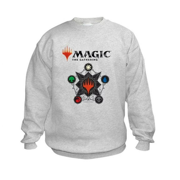 CafePress - Magic Mana Symbols Sweatshirt - Kids Sweatshirt, Youth Crew Neck Sweatshirt