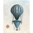 thumbnail image 3 of McCavitt, Naomi 12x14 Black Modern Framed Museum Art Print Titled - Vintage Hot Air Balloons IV, 3 of 5