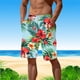thumbnail image 1 of WILLBEST Pantalones Cortos Casuales de Verano para Hombre con Estampado Digital 3D y Cintura Elástica para Playa, 1 of 5