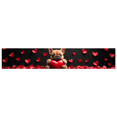 thumbnail image 1 of Valentine's Day Romantic Backdrop Banner with Roses and Hearts for Party Supplies Wedding Decorations Photography Background Props, 1 of 4