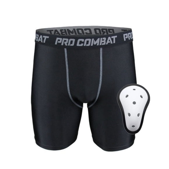 Compression Short with Protective Cup Athletic Cup Flexcup for Adults Youth Superior Support and Comfort Fitness Sport Football Hockey Baseball Softball Lacrosse Wrestling Soccer Groin P