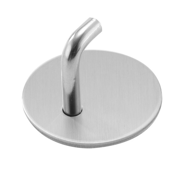 Toystoory Colgador de pared de acero inoxidable para el hogar, baño, baño, cocina, toalla colgante, sombrero, bufanda, soporte de gancho para paraguas Almacenamiento y organización del hogar Plata Toystoory HA005142-03