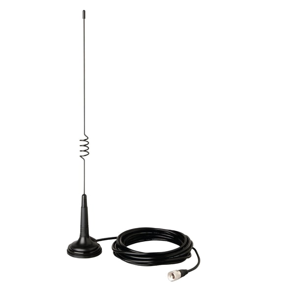 Antena CB Cobra HG A1000 con soporte magnético de 18,5 pulgadas, color negro